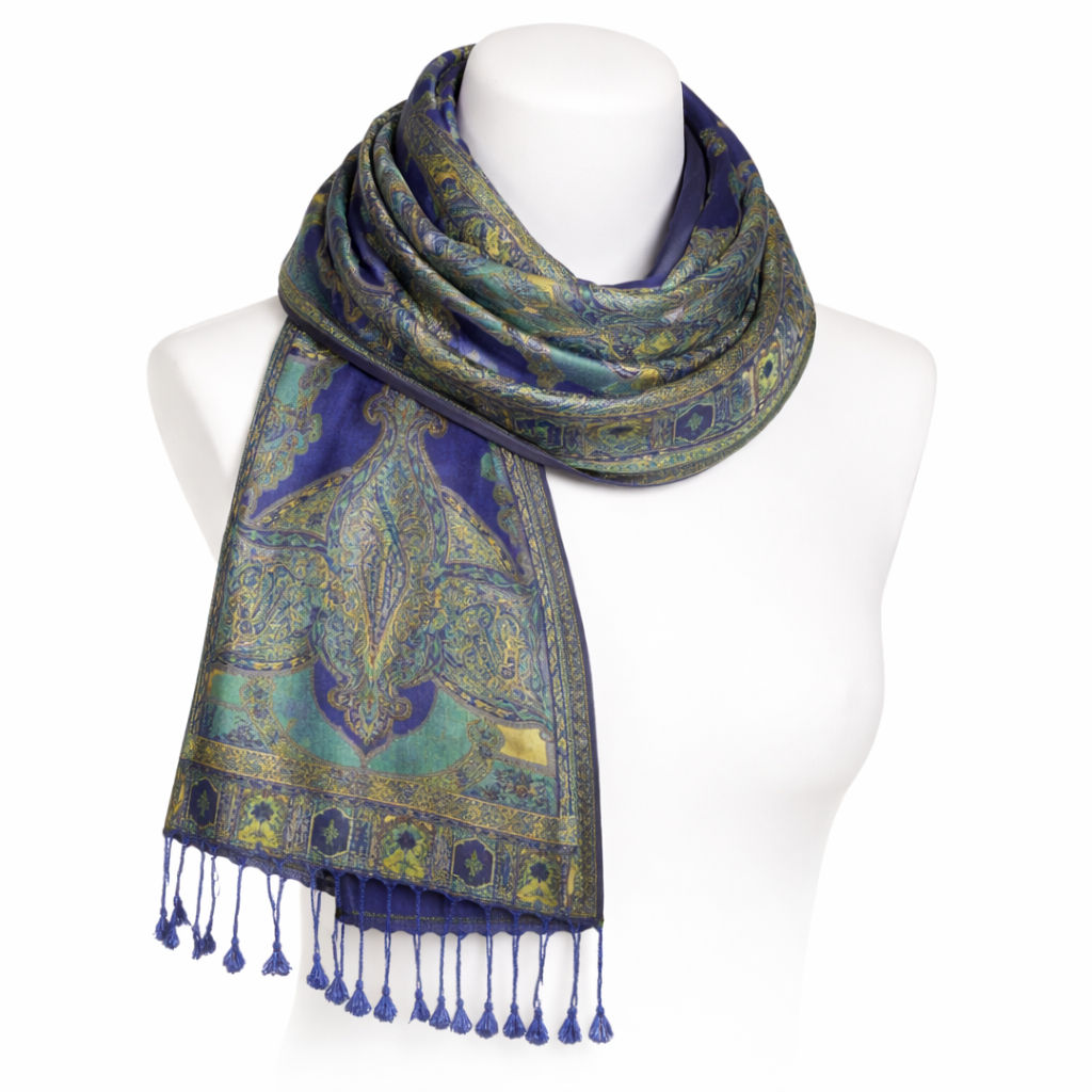 Red Blue Ethnic Neckscarf